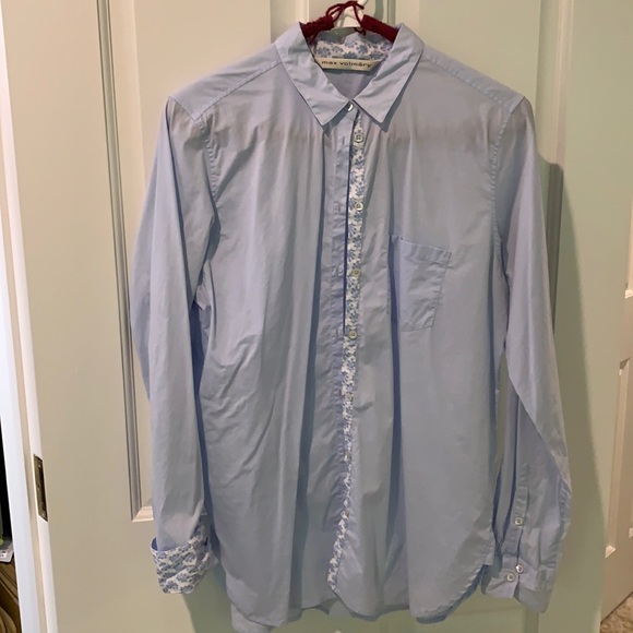 max volmary Tops - Light blue cotton women’s shirt. Size 40.